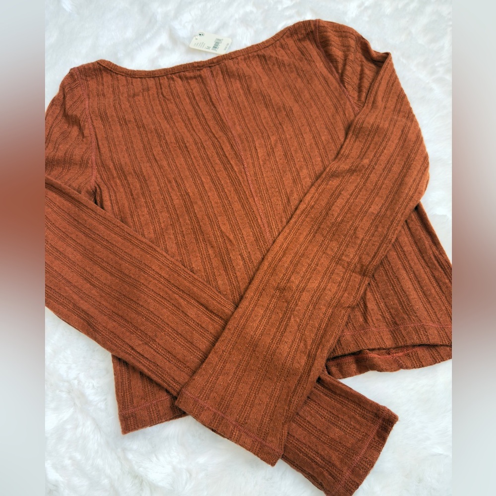 NWT Intimately Free People Cabin Ready ¾ sleeve cardigan - Picture 3 of 8